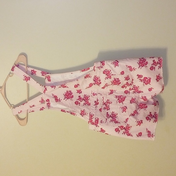 NWT Children's Place Pink Short Overalls - Picture 3 of 4